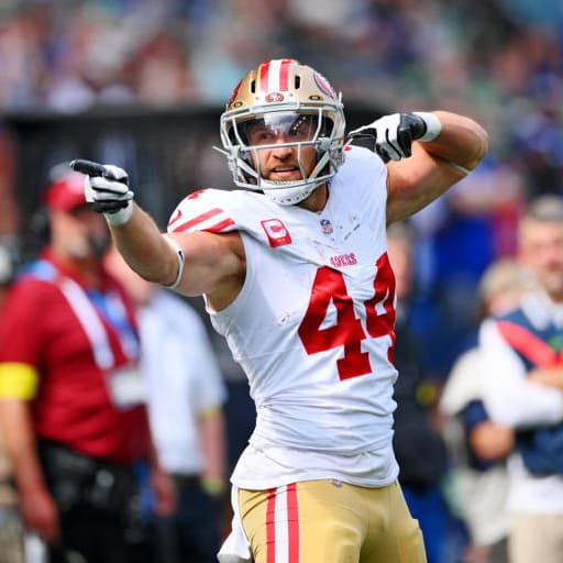 Kyle Juszczyk in his San Francisco 49ers uniform