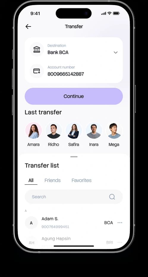Income Tracking Interface